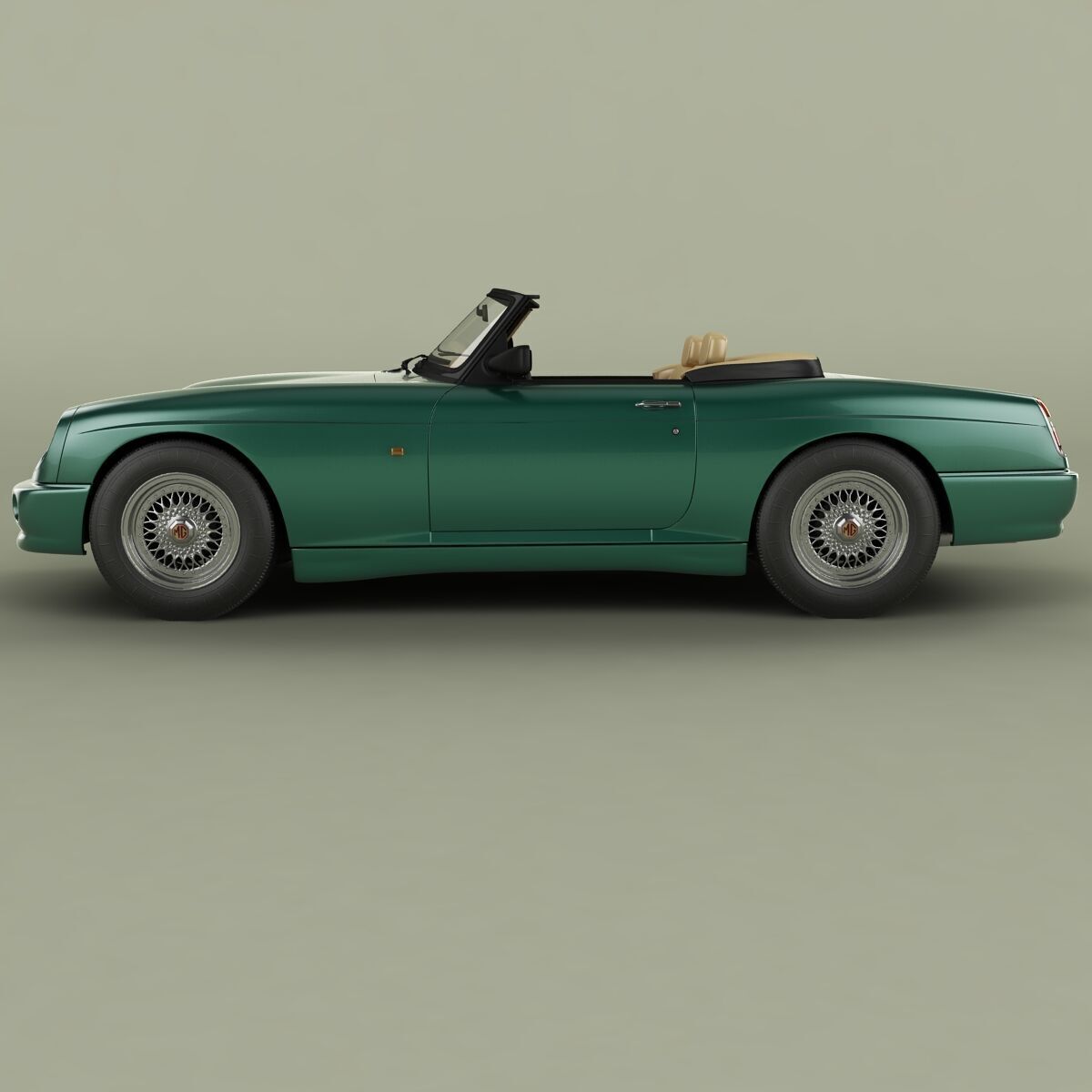 MG RV8 Hardtop 3D model_4