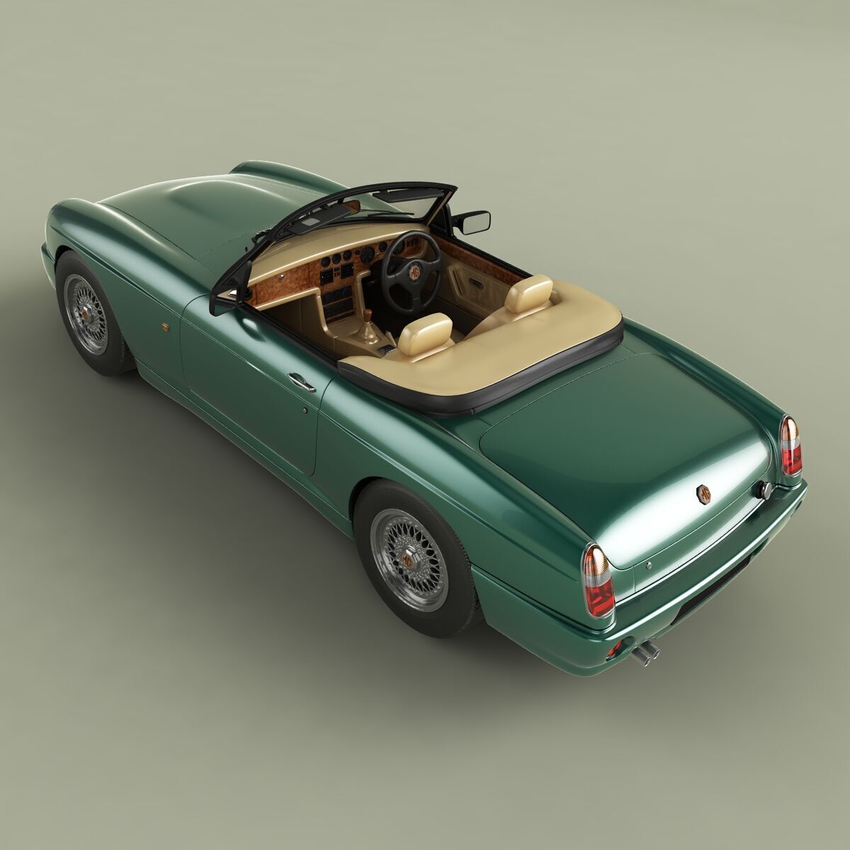 MG RV8 Hardtop 3D model_10