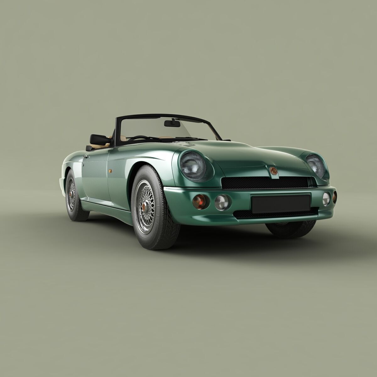 MG RV8 Hardtop 3D model_12