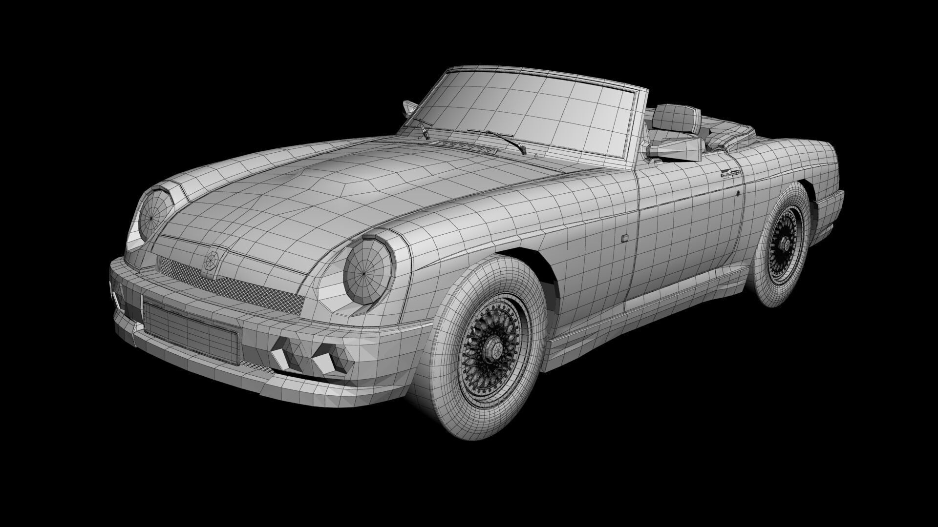 MG RV8 Hardtop 3D model_16
