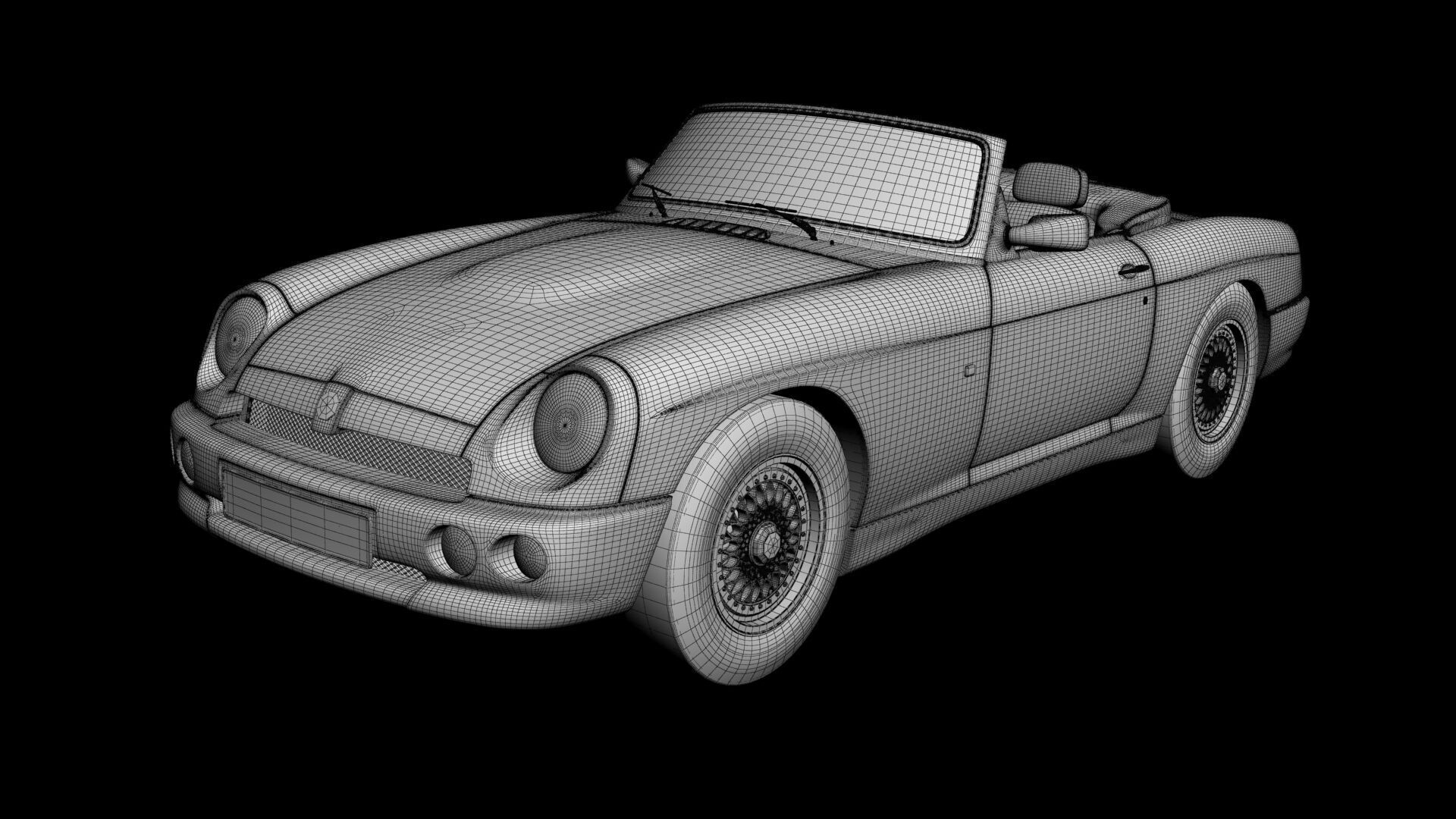 MG RV8 Hardtop 3D model_17