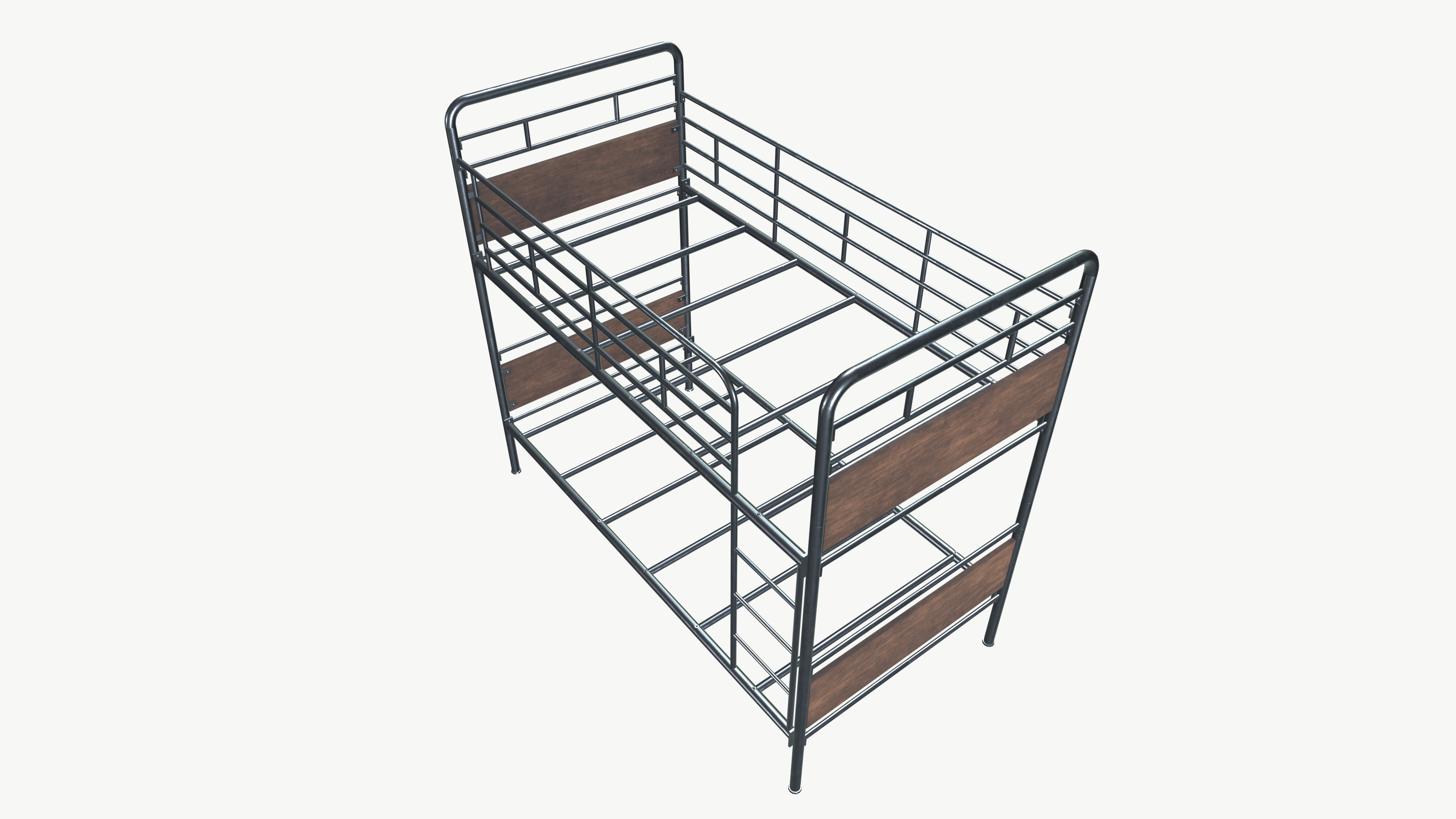 Two Story Bed 3D model_6