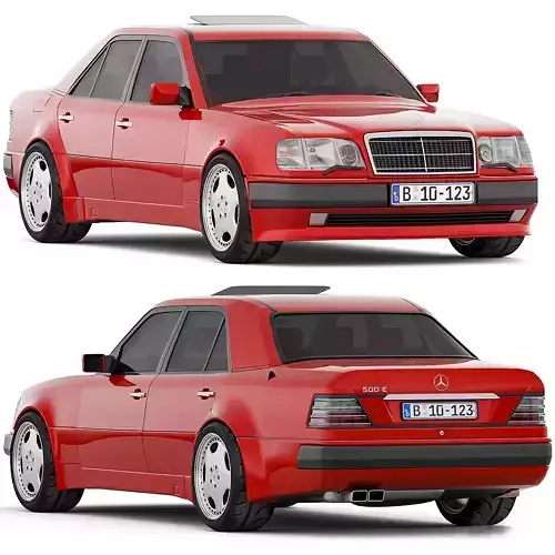 Mercedes-Benz W124 E500 3D model