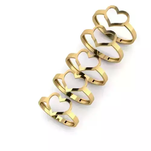 Gold Ring Jewelry  Ring stl 3dm 3dprintmodel 3D print model