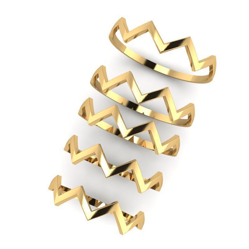 Gold Ring Jewelry  Ring stl 3dm 3dprintmodel 3D print model_8