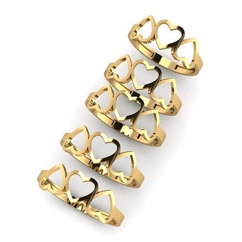 Gold Ring Jewelry Ring stl 3dm 3dprintmodel 3D print model