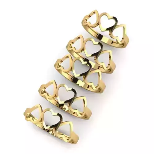 Gold Ring Jewelry Ring stl 3dm 3dprintmodel