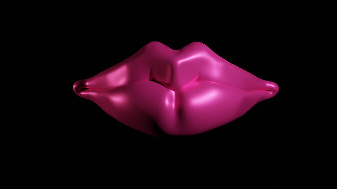 big lips Free 3D model