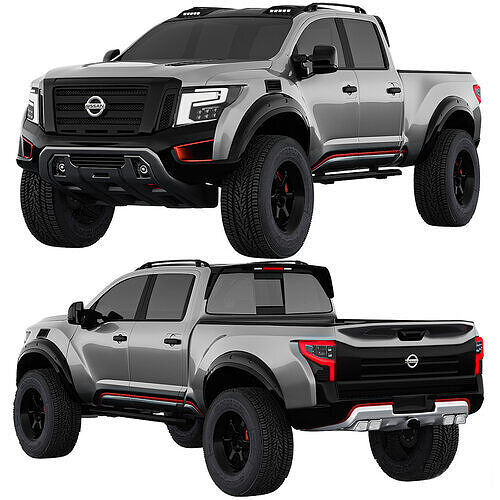 Nissan Titan Warrior 3D model