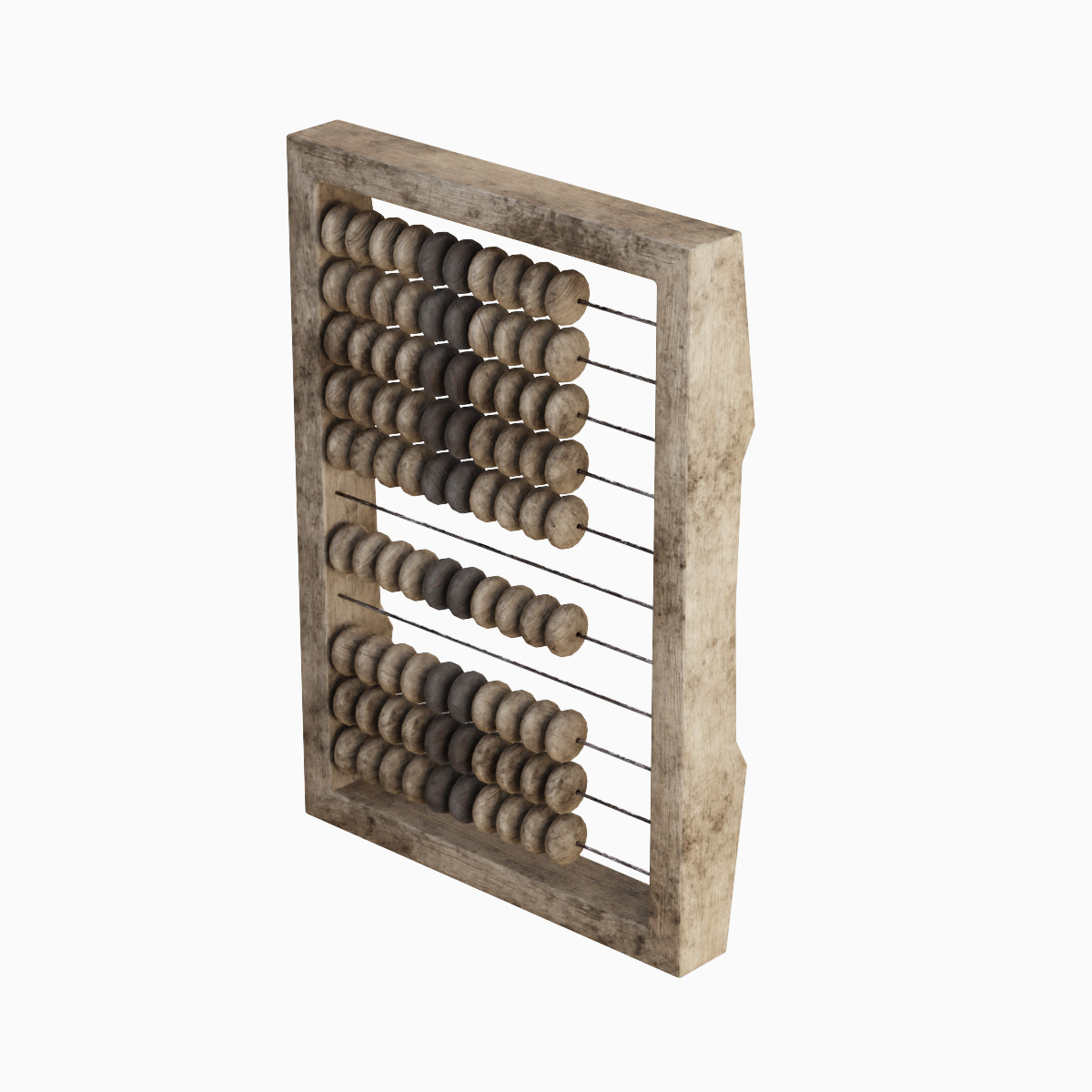 Abacus Vintage Set 3D model_12