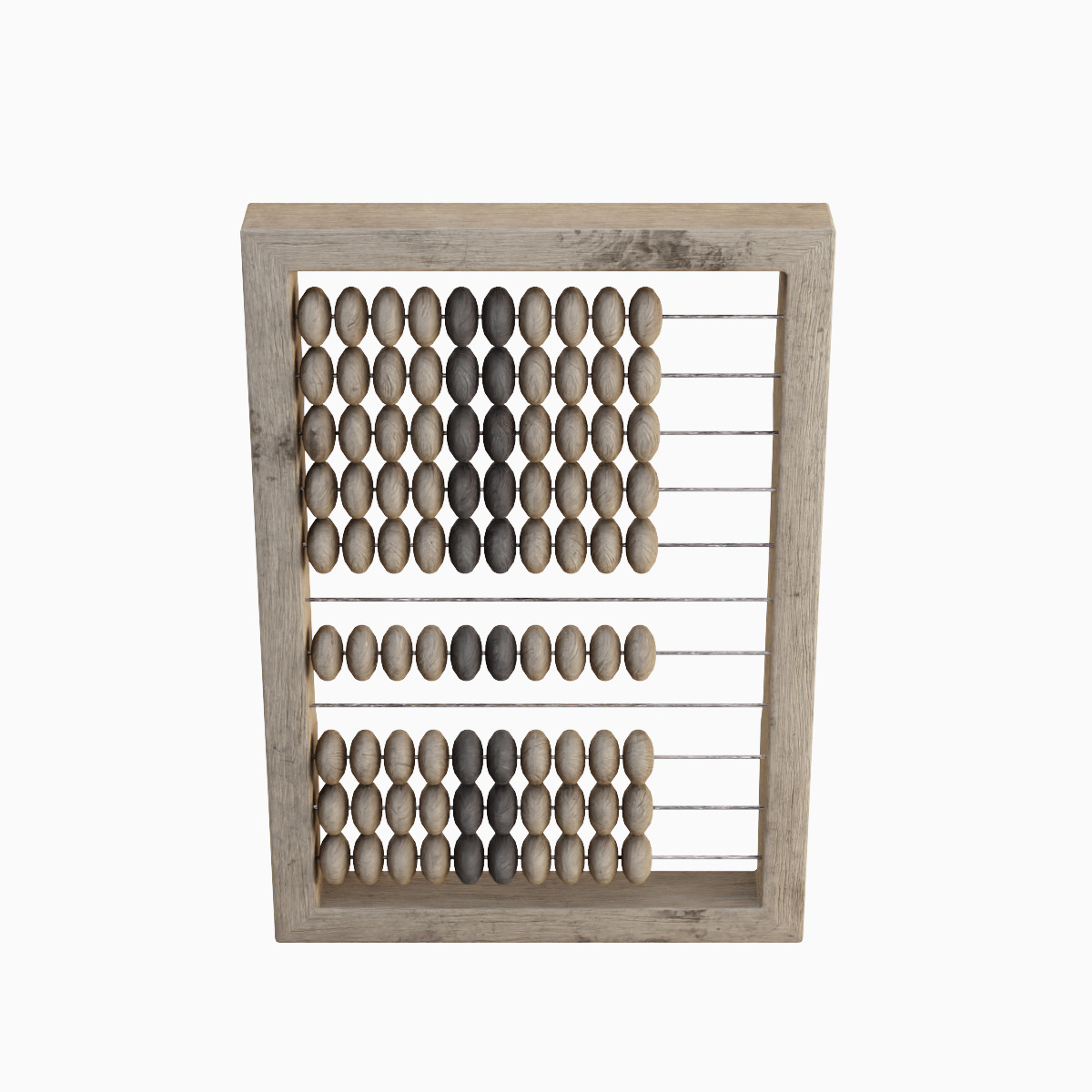Abacus Vintage Set 3D model_4