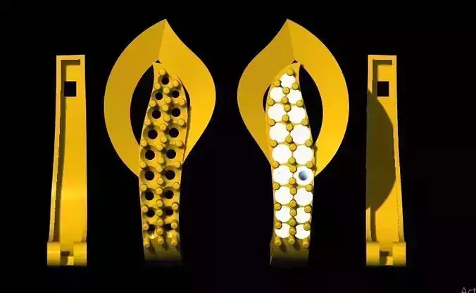 stud earrings 3dm file