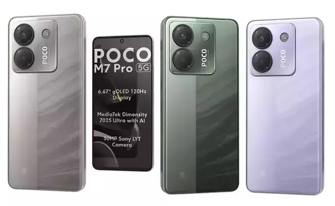 Xiaomi Poco M7 Pro 5G All Colors