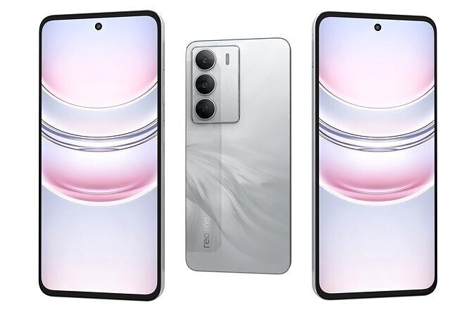 Realme C75 5G Lily White 3D model