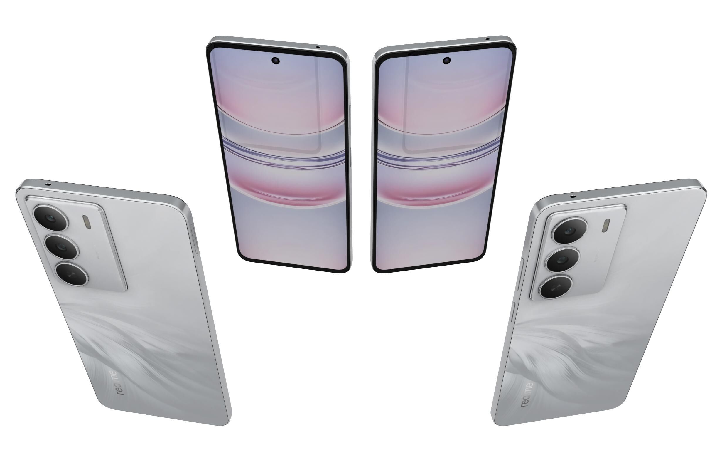 Realme C75 5G Lily White 3D model_4