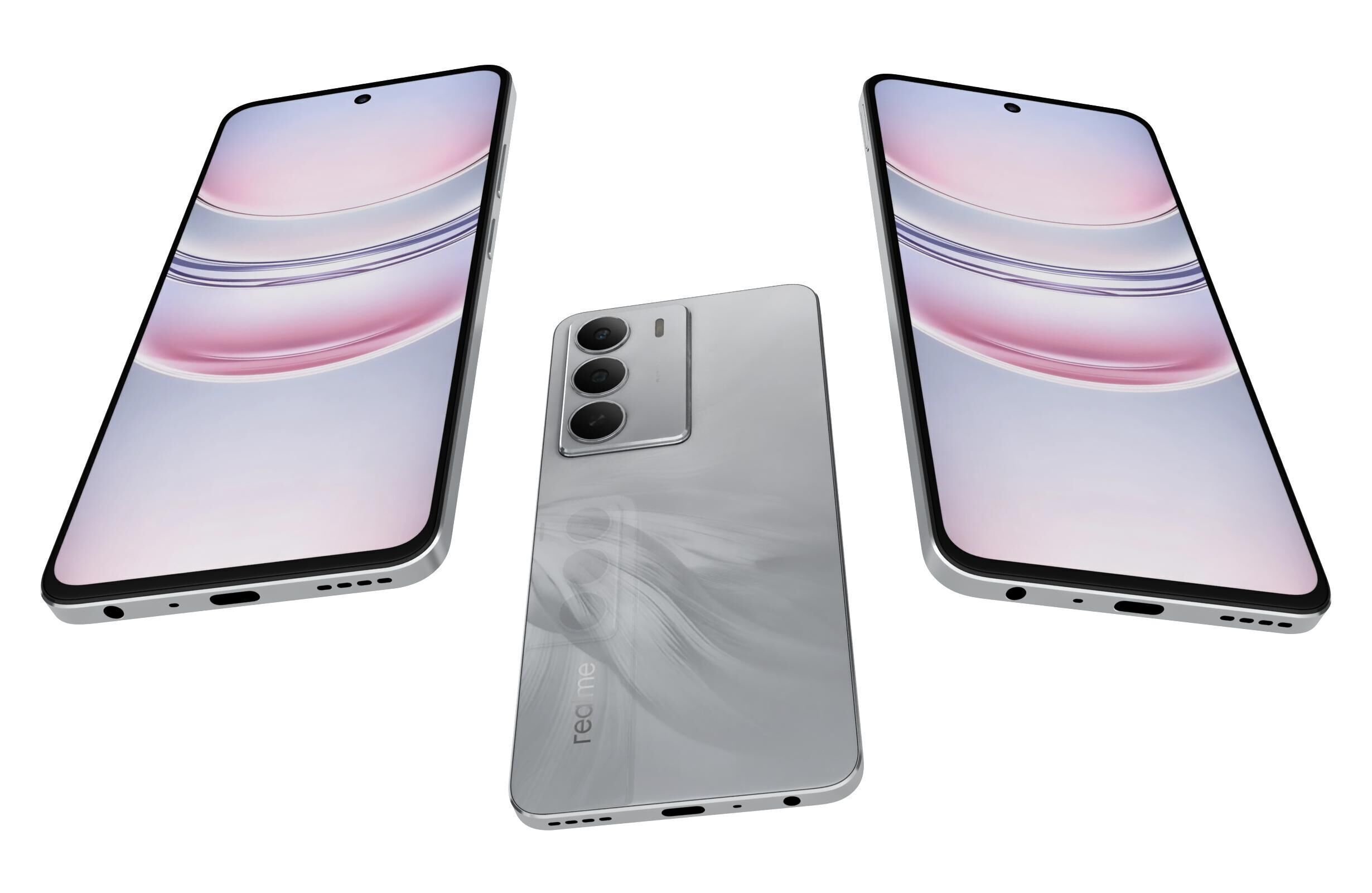 Realme C75 5G Lily White 3D model_2