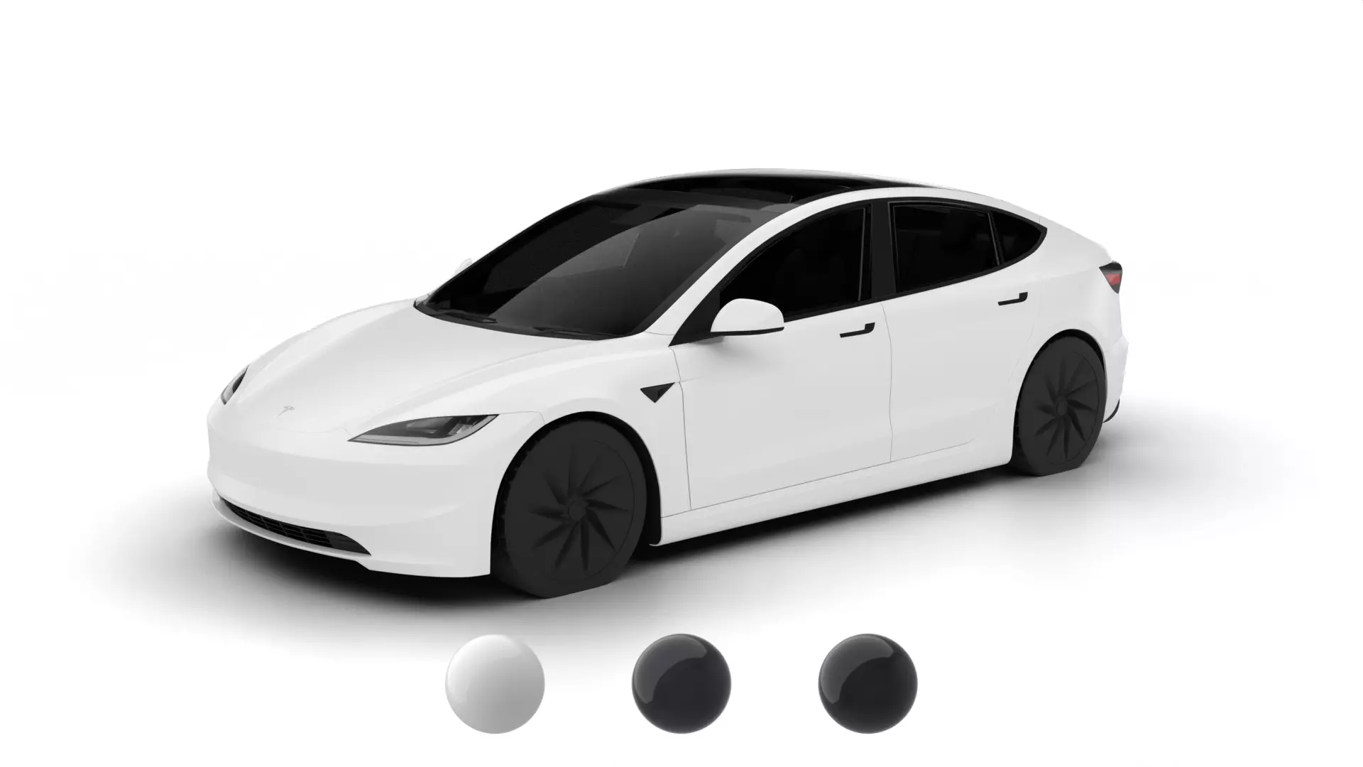 Tesla Model 3 Standard 2026 3d model 3D model