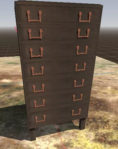 horror cuberd Low-poly 3D model_0