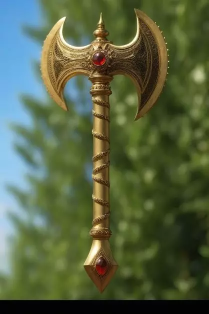 Infernal Twinblade Axe 3D print model