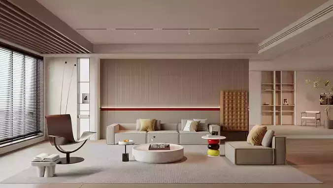 modern living room interior scenes 121