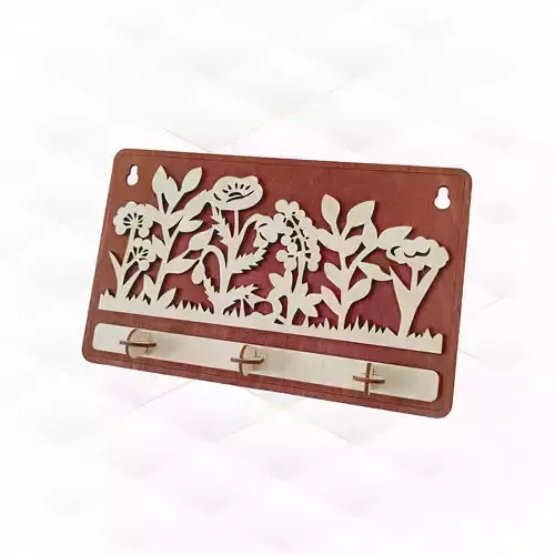 Gift wall decor wall shelf laser cutting design