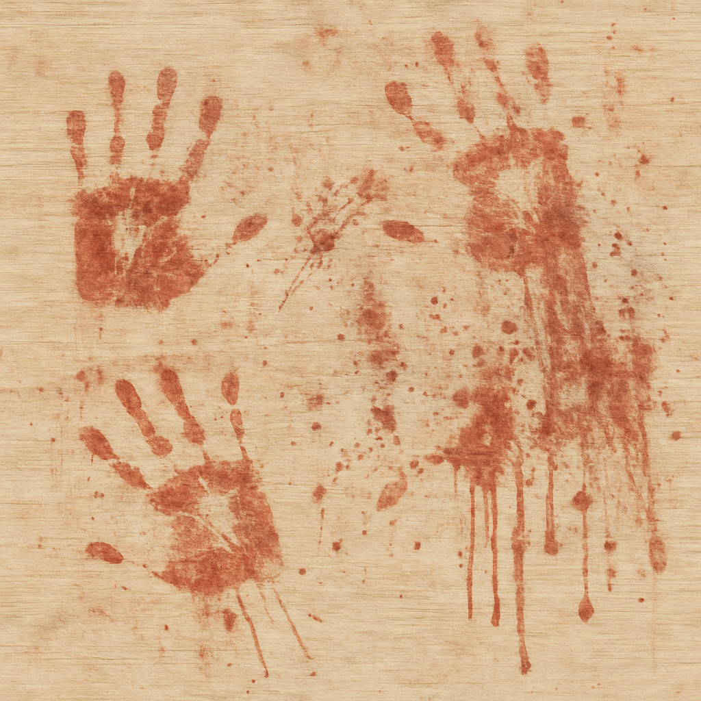 horror study table Low-poly 3D model_2