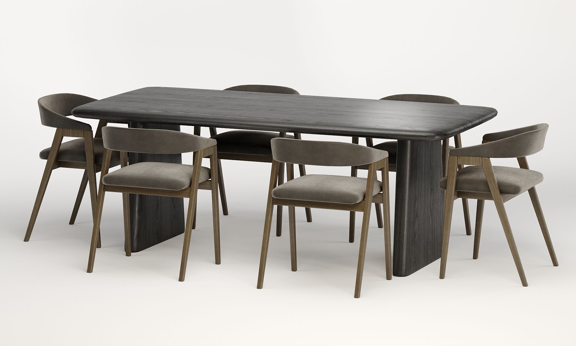 Trevor Chair with Daymone Table 3D model_7