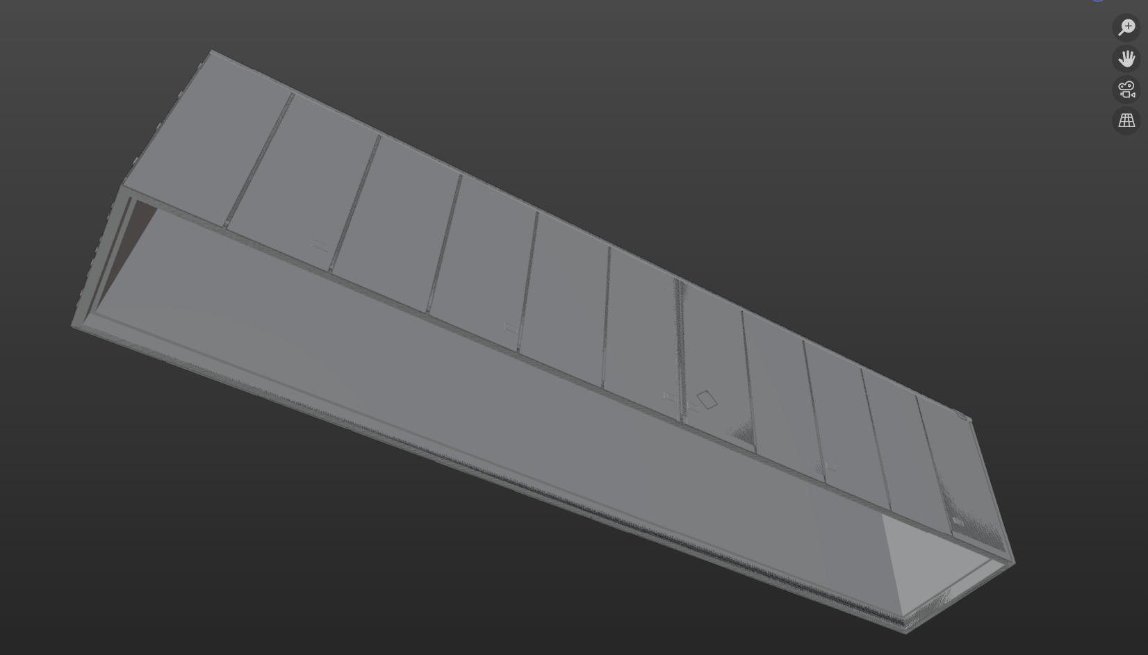 Pre supported H0 1 87 scale box trailer proxy 3D print model_18