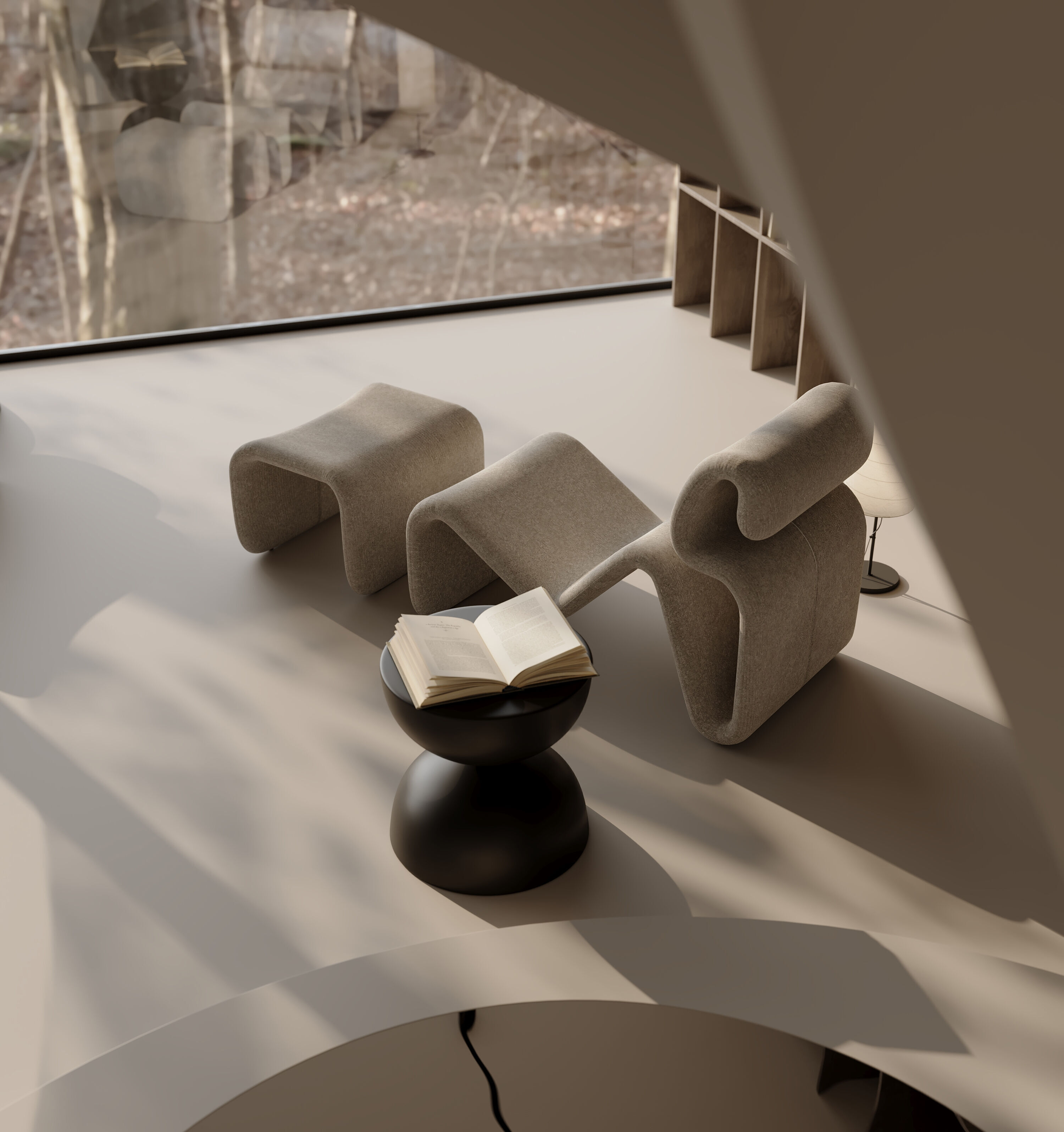 modern living room interior scenes 123 3D model_1