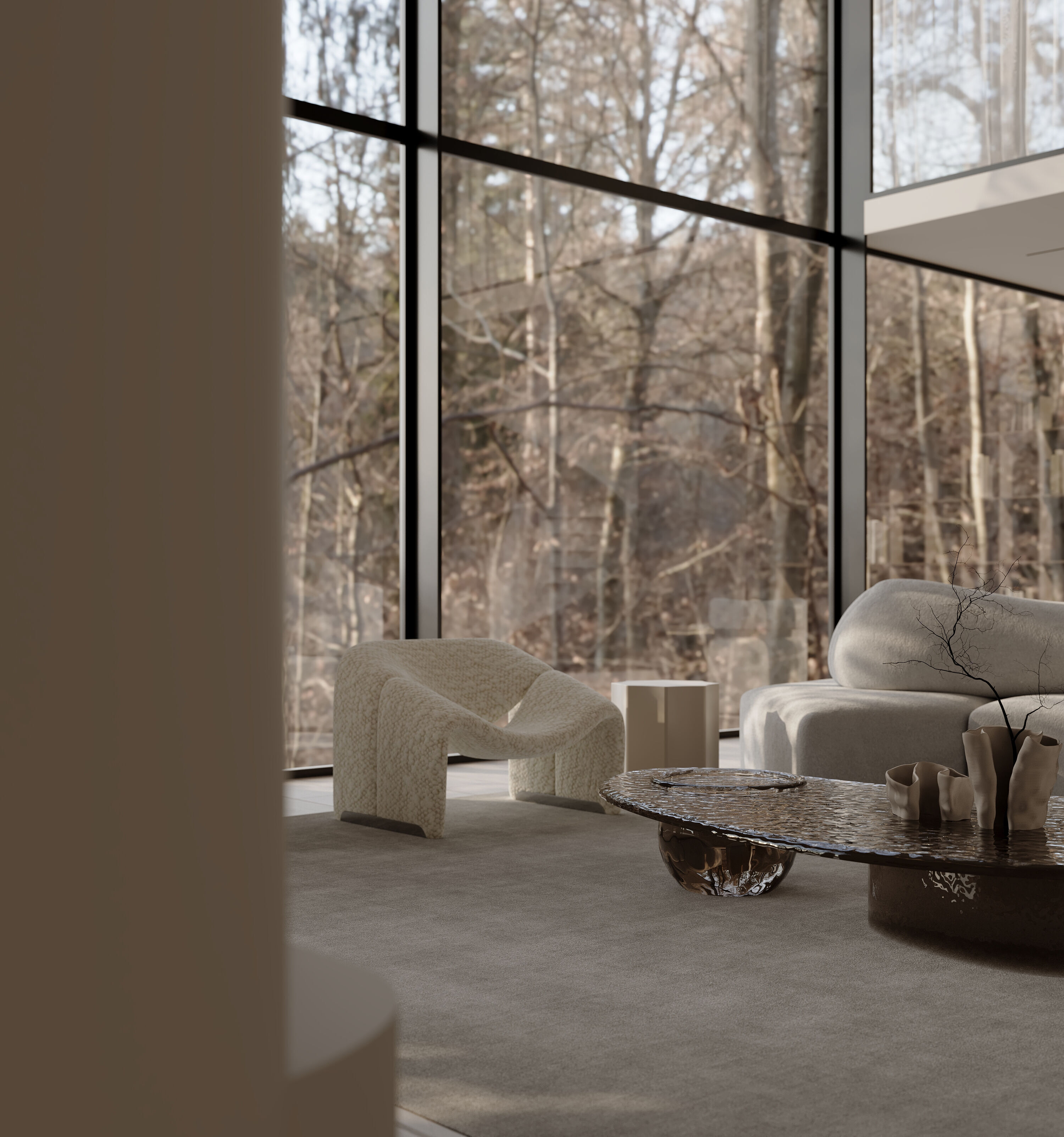 modern living room interior scenes 123 3D model_5