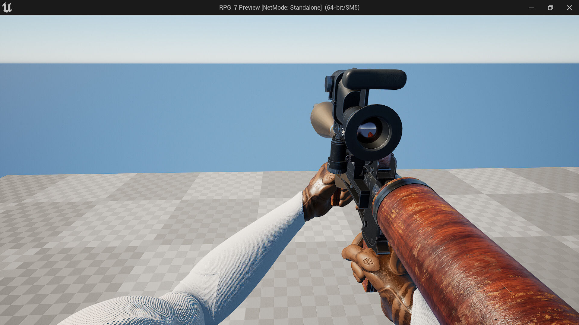 RPG 7 Rocket Fps - Tps Low-poly 3D model_10