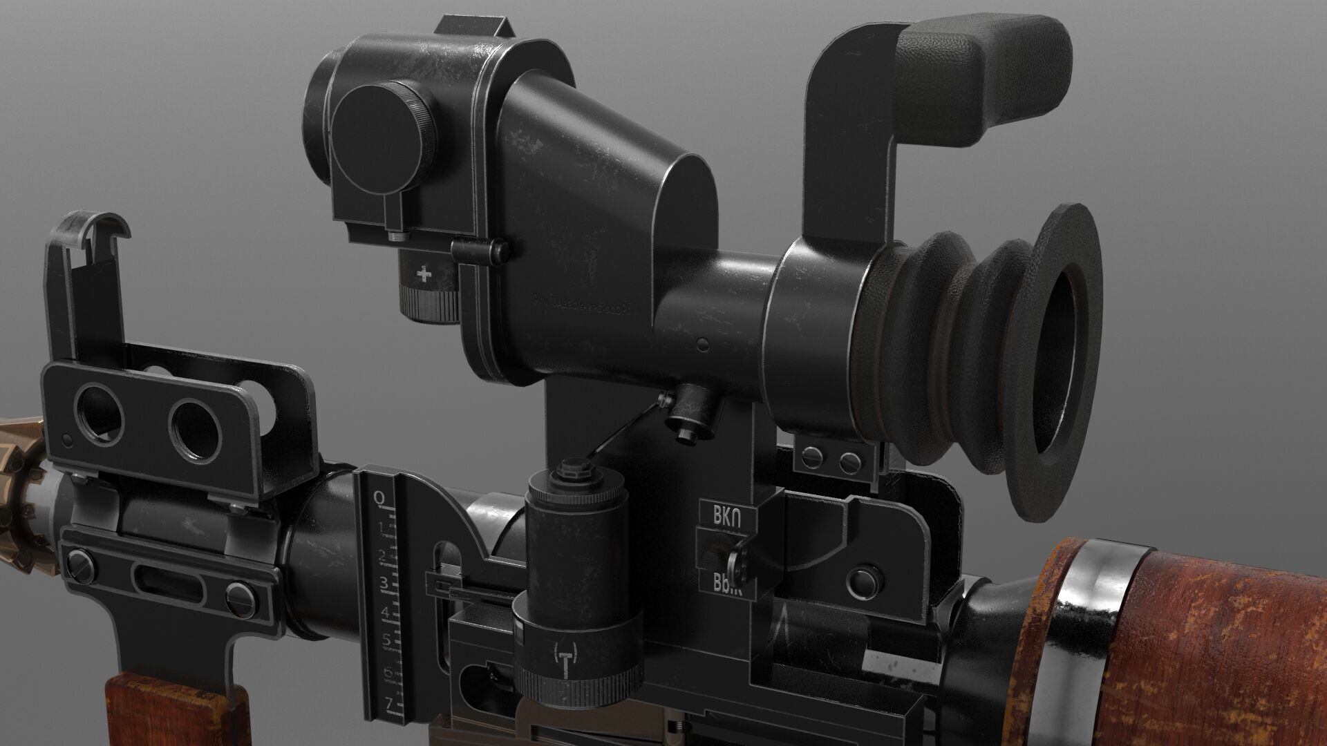 RPG 7 Rocket Fps - Tps Low-poly 3D model_7