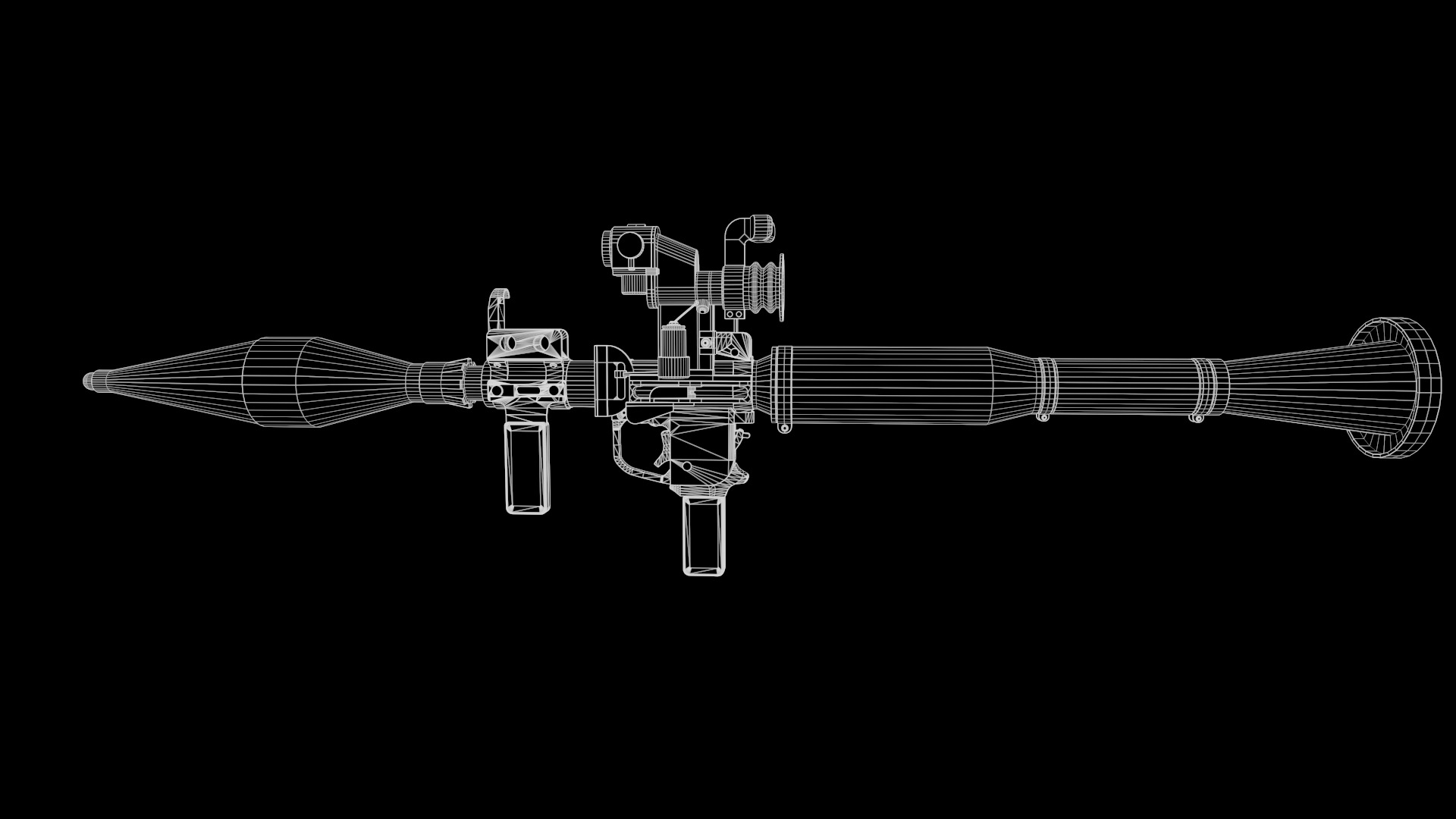 RPG 7 Rocket Fps - Tps Low-poly 3D model_15