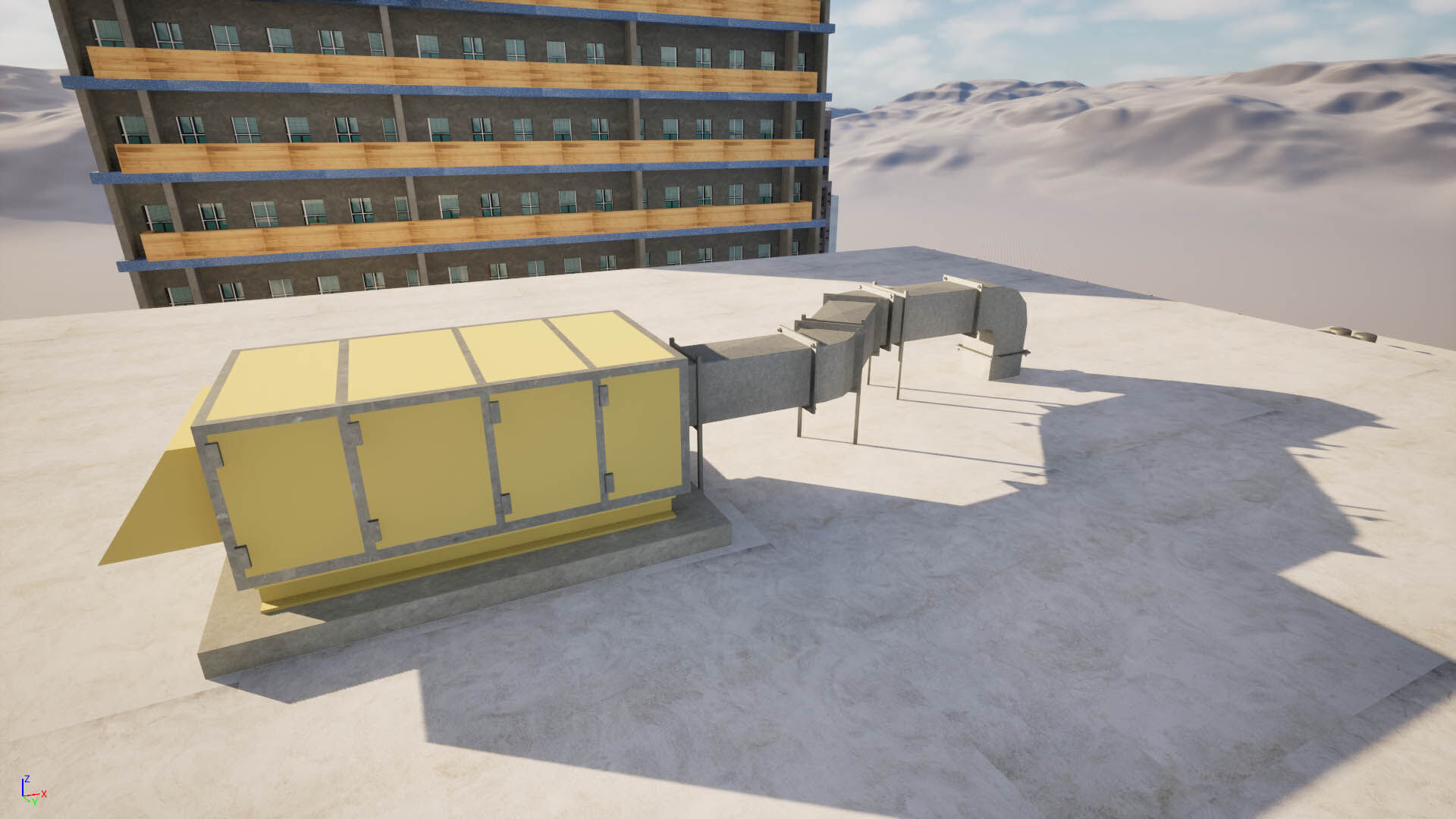 City Downtown Skyscraper Street - Unreal - Lot 07 Low-poly 3D model_15