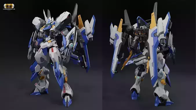 XS04 - Original Mecha Design 3D model