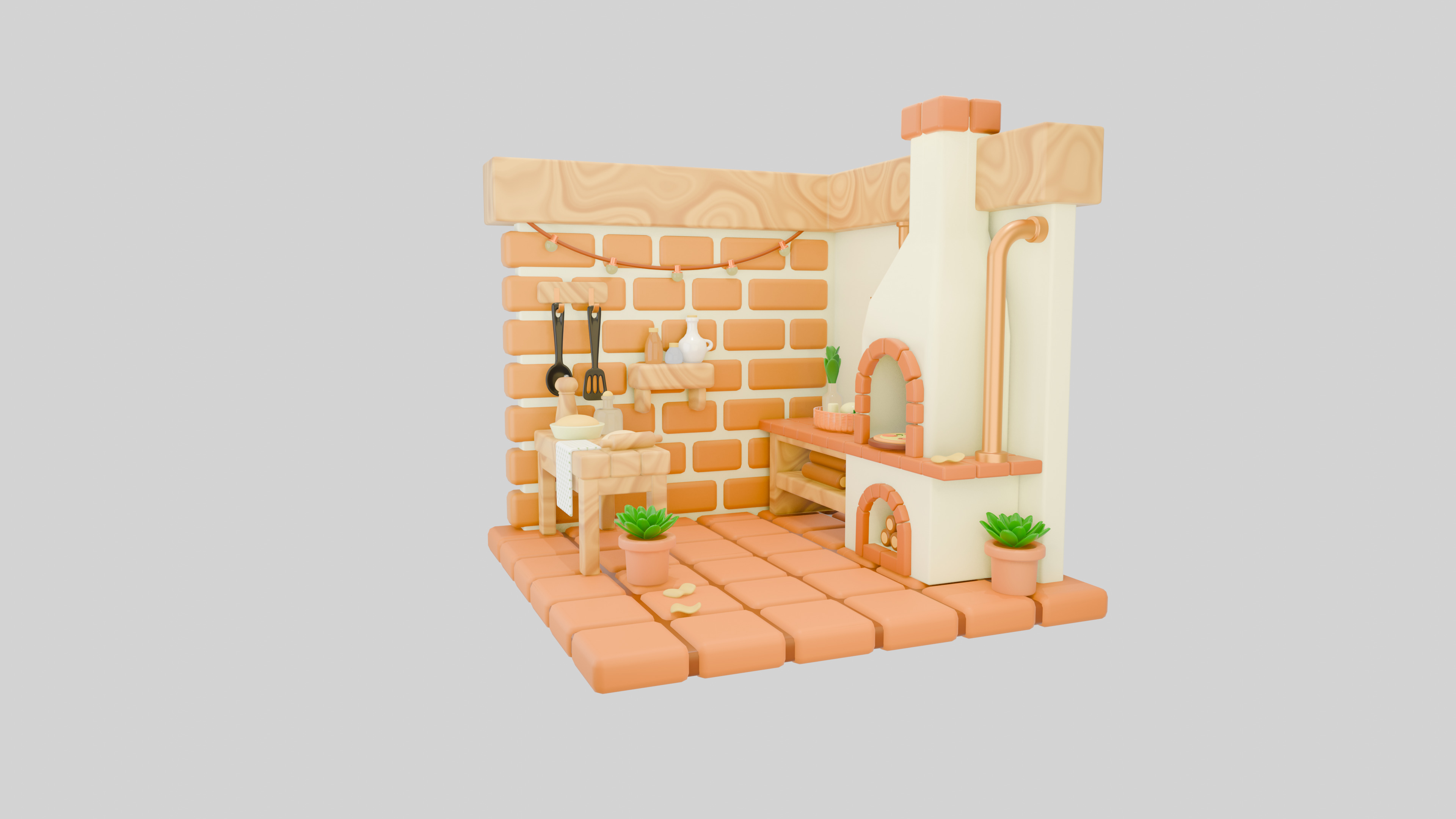 Ultimate Stylized Scene Pack 7 Unique Low Poly Environments Low-poly 3D model_3