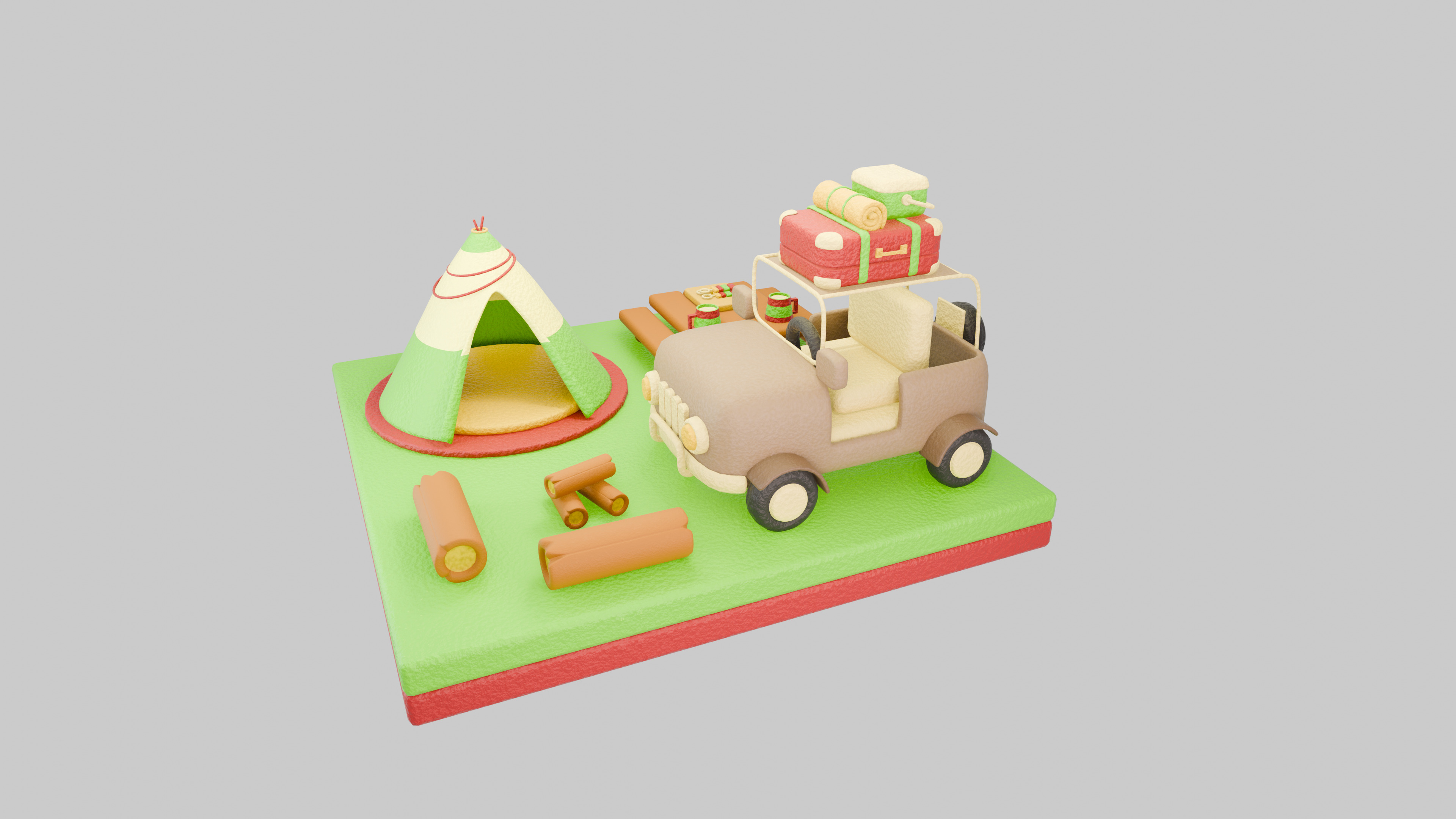 Ultimate Stylized Scene Pack 7 Unique Low Poly Environments Low-poly 3D model_5