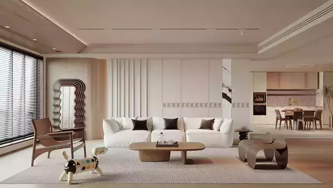 modern living room interior scenes 125