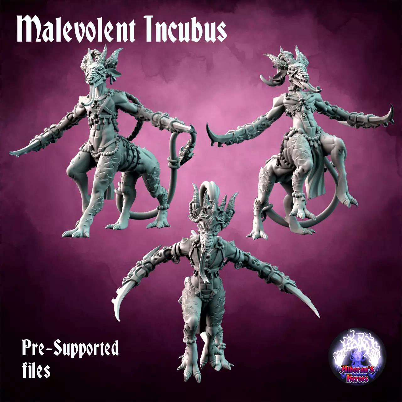 Malevolent Incubus 3D print model_0