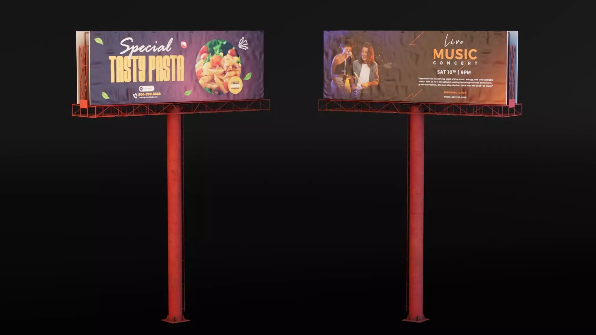 Billboard 3D model_0