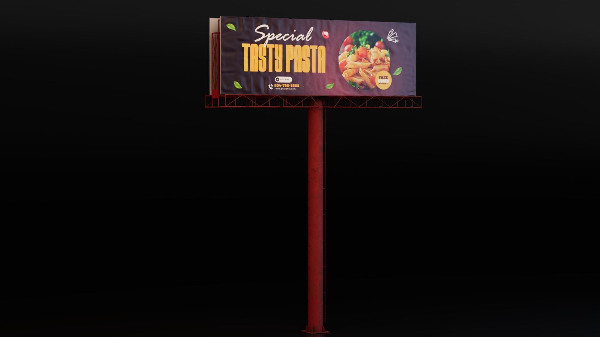 Billboard 3D model_4
