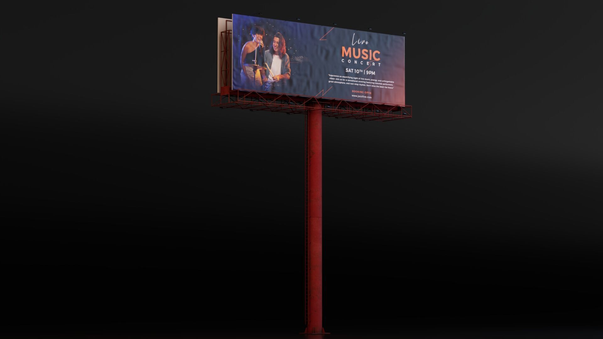 Billboard 3D model_2