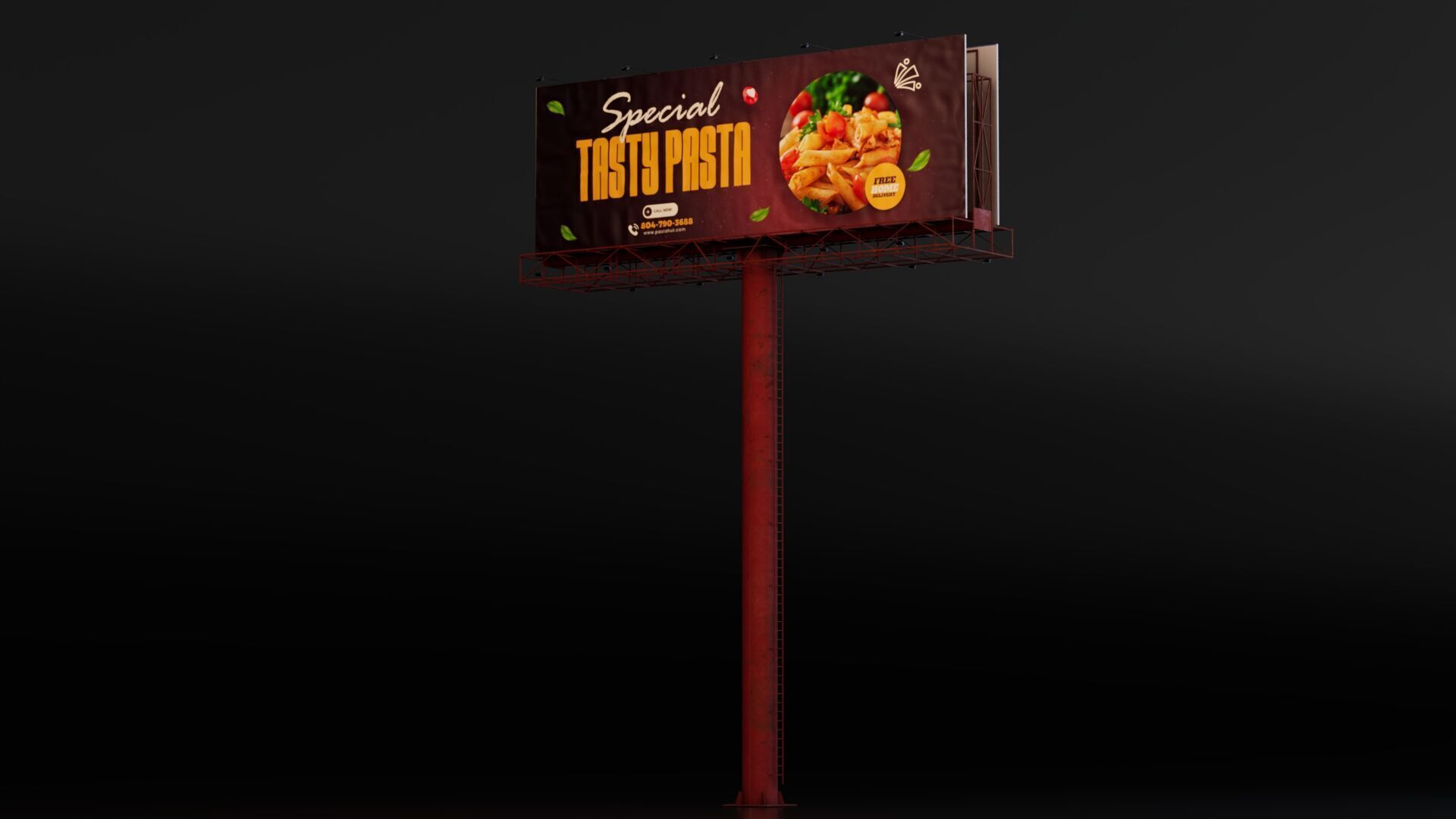Billboard 3D model_3