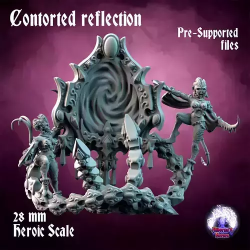 Contorted Reflection - Daemon scourge 3D print model
