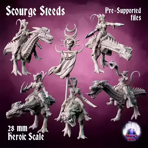Scourge Steeds 3D print model