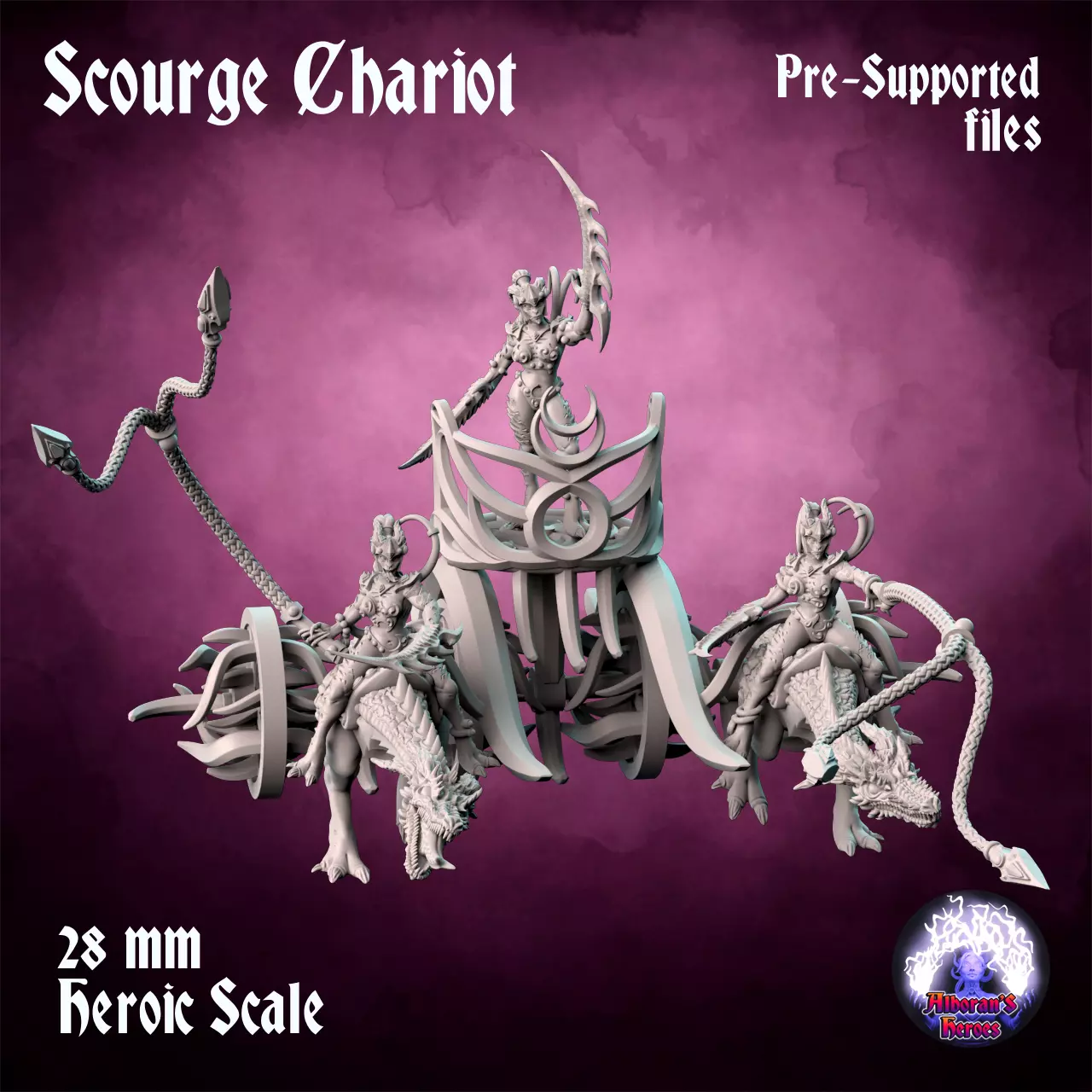 Scourge chariot - Flesh Harvester 3D print model_0