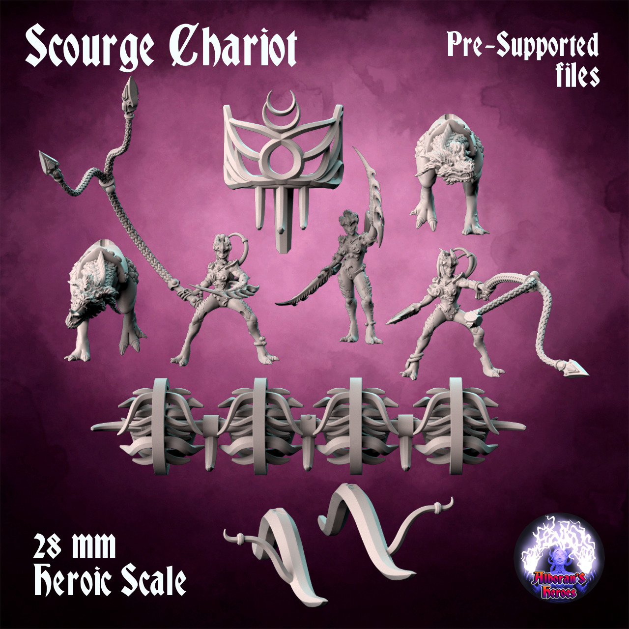 Scourge chariot - Flesh Harvester 3D print model_2