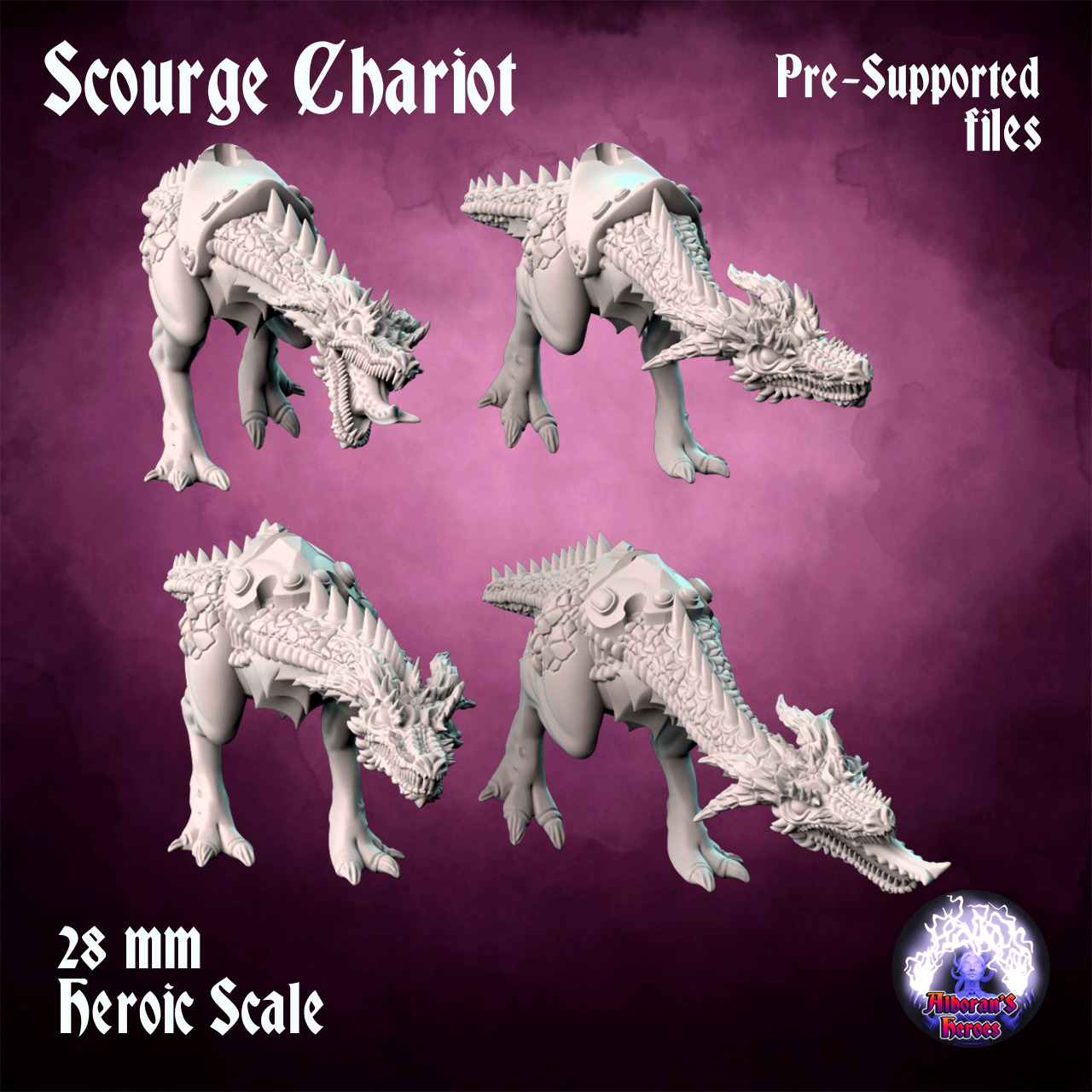 Scourge Chariot - Cavalcade of death 3D print model_4