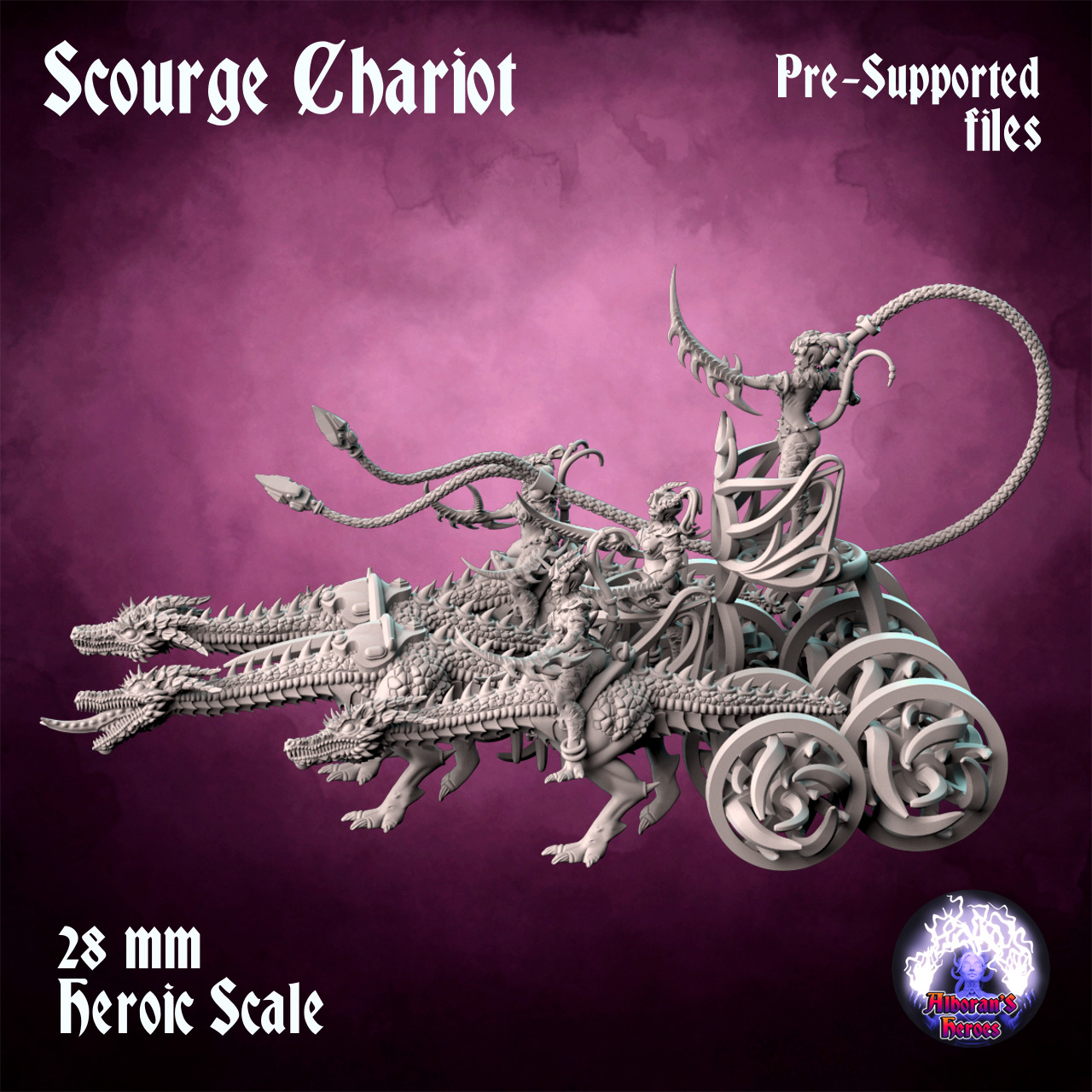 Scourge Chariot - Cavalcade of death 3D print model_1
