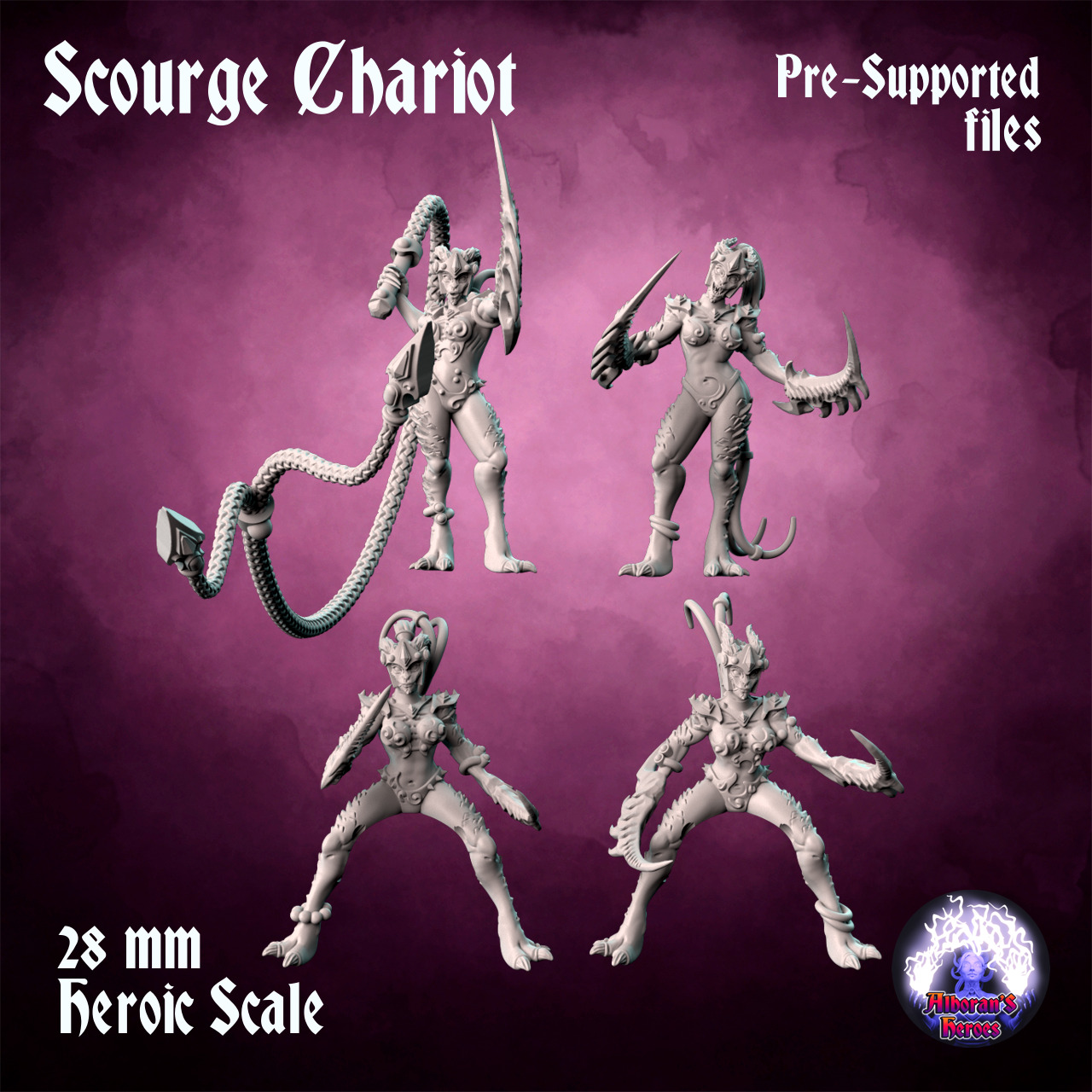 Scourge Chariot - Cavalcade of death 3D print model_3